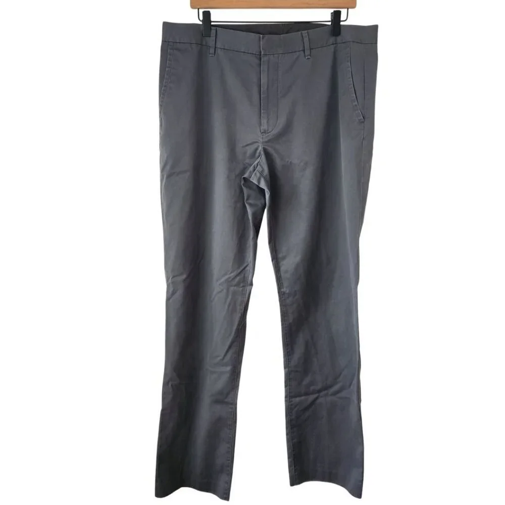 Bonobos Grey Friday Pants Straight Leg Trousers Career Men's 35x34